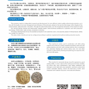 辣椒自動(dòng)上料干洗籽把分離一體生產(chǎn)線(xiàn)